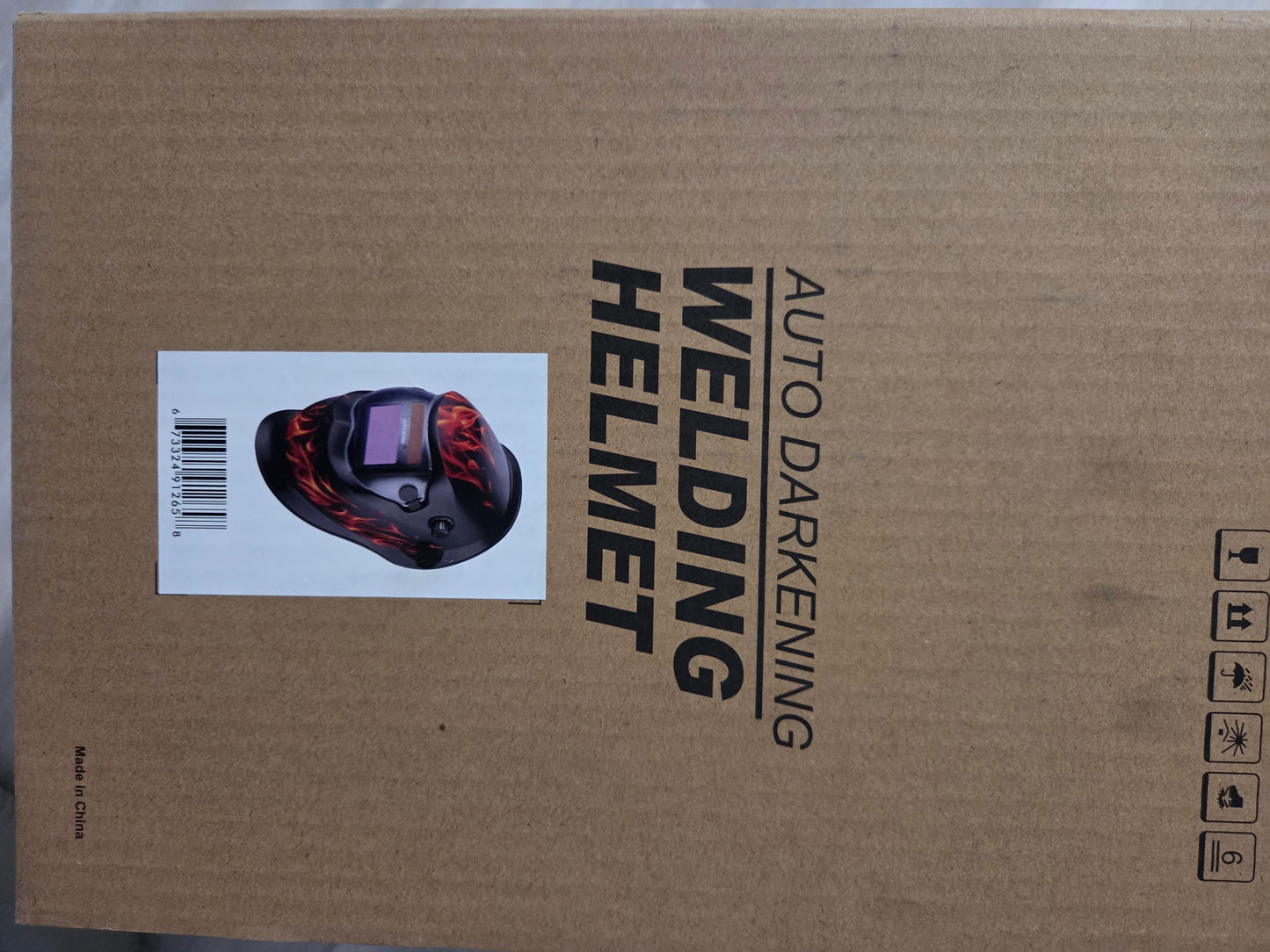 Welding Helmet Solar Powered Auto Darkening, Wide Shade 9-13 TIG MIG ARC Hood