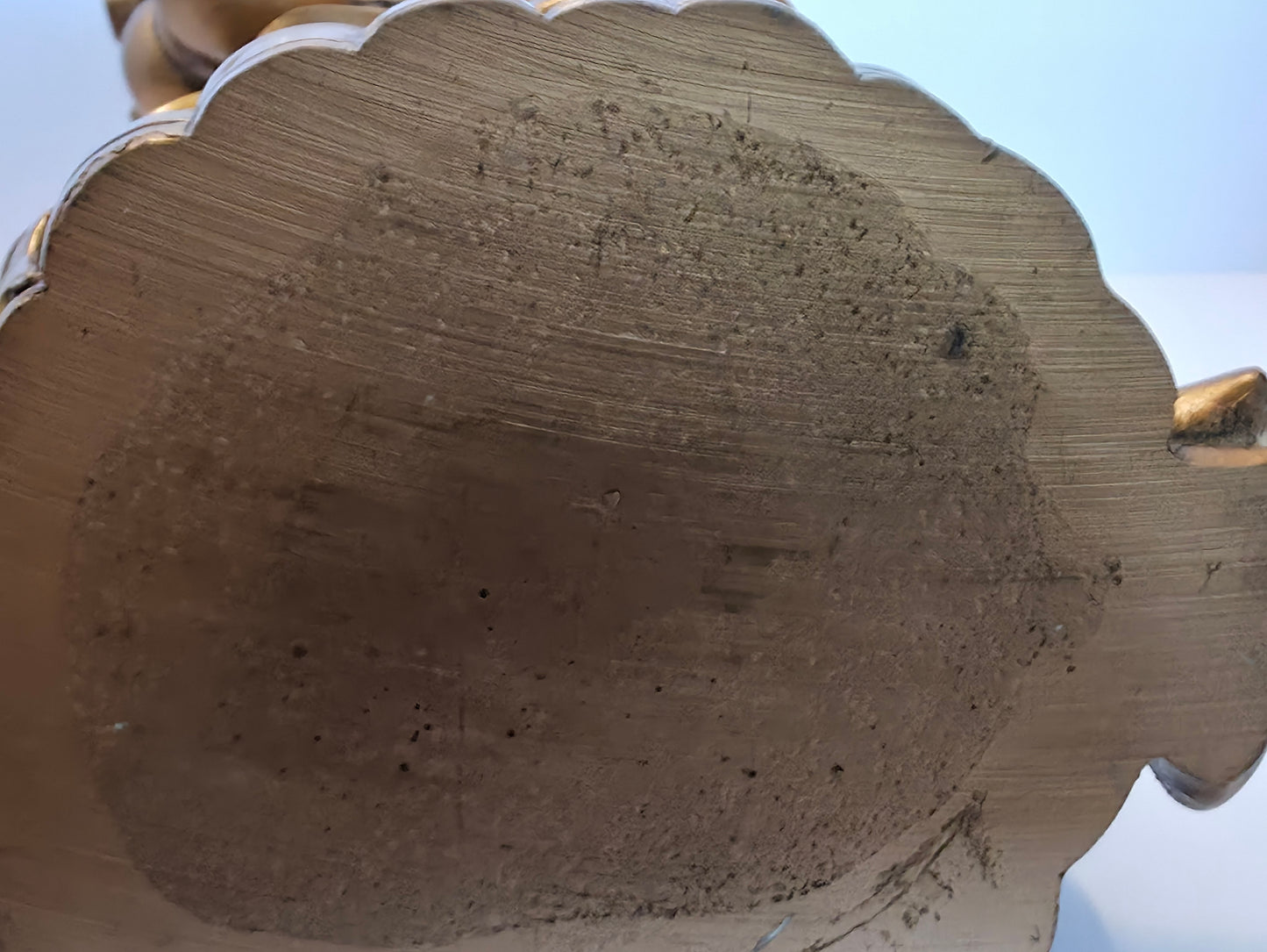 Gold Laughing Buddha Figurine with Ball – Lucky Charm for Protection, Wisdom & Prosperity