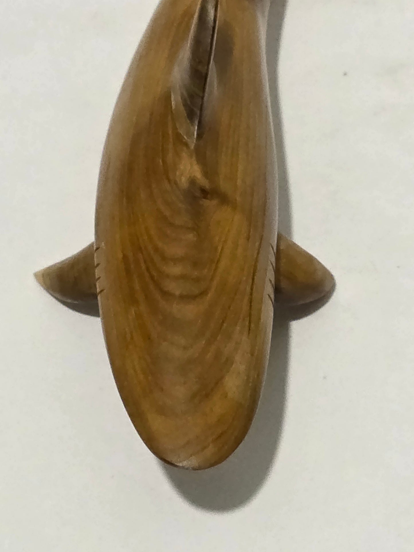 Set of 2 Wooden Shark Figurines