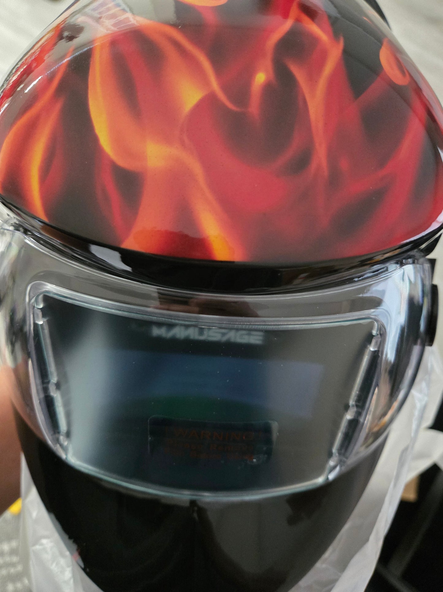 Welding Helmet Solar Powered Auto Darkening, Wide Shade 9-13 TIG MIG ARC Hood