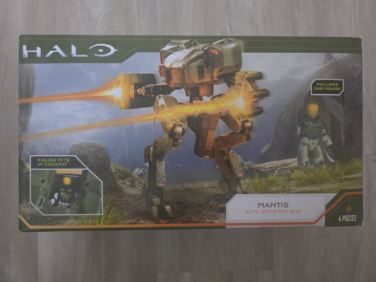 Halo Infinite Mantis with Spartan EVA Figure – New Sealed